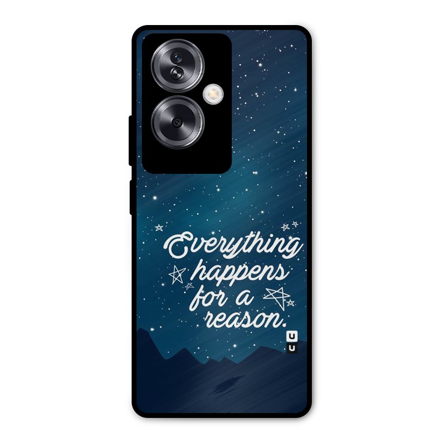 Reason Sky Metal Back Case for Oppo A79 5G