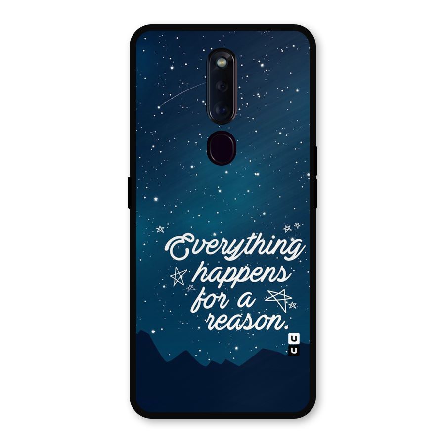 Reason Sky Metal Back Case for Oppo F11 Pro