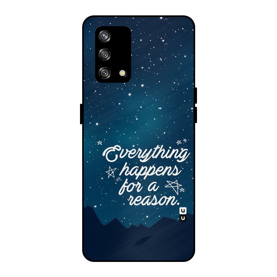 Reason Sky Metal Back Case for Oppo F19