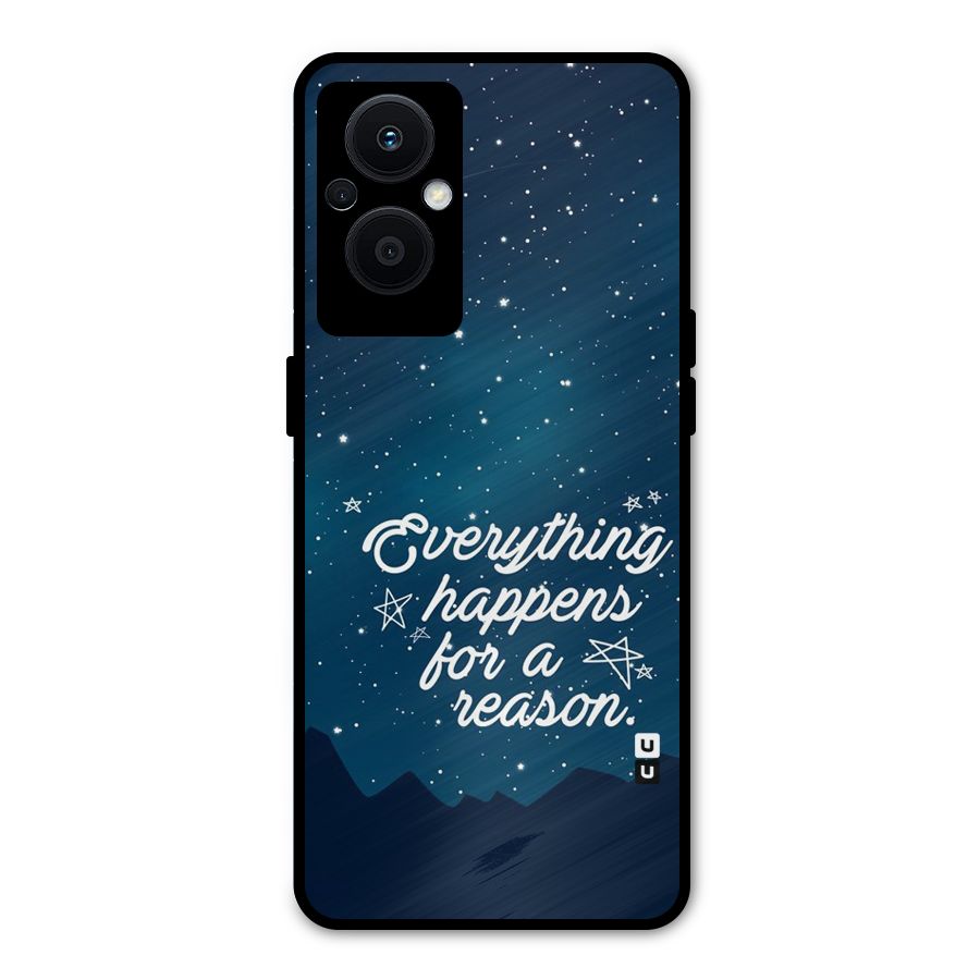Reason Sky Metal Back Case for Oppo F21s Pro 5G