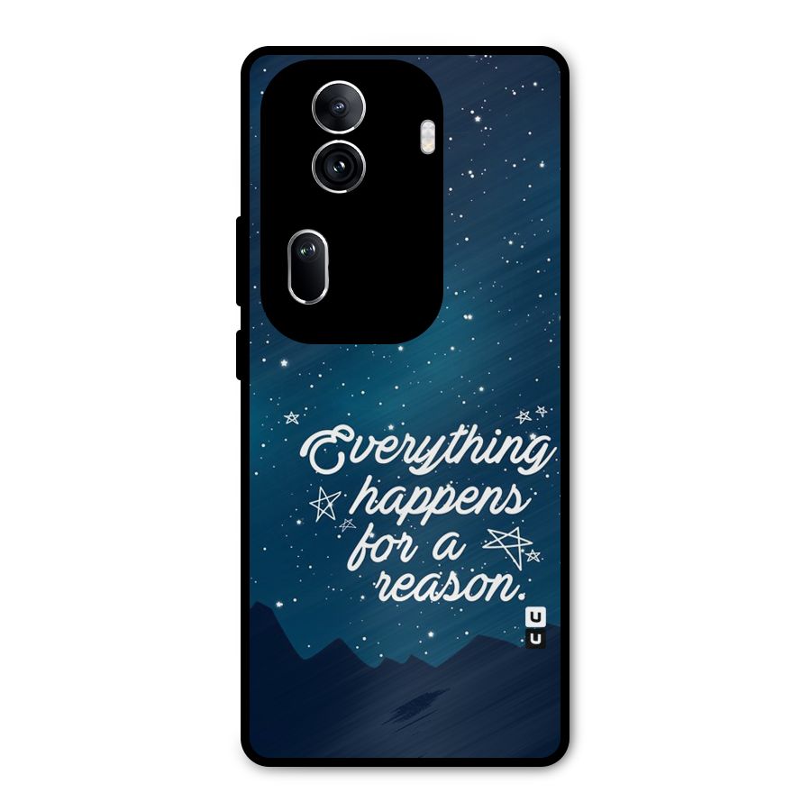 Reason Sky Metal Back Case for Oppo Reno11 Pro 5G