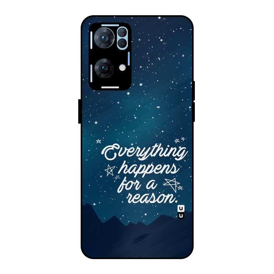 Reason Sky Metal Back Case for Oppo Reno7 Pro 5G