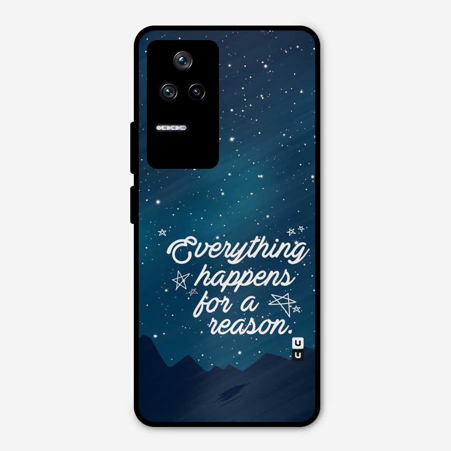 Reason Sky Metal Back Case for Poco F4 5G