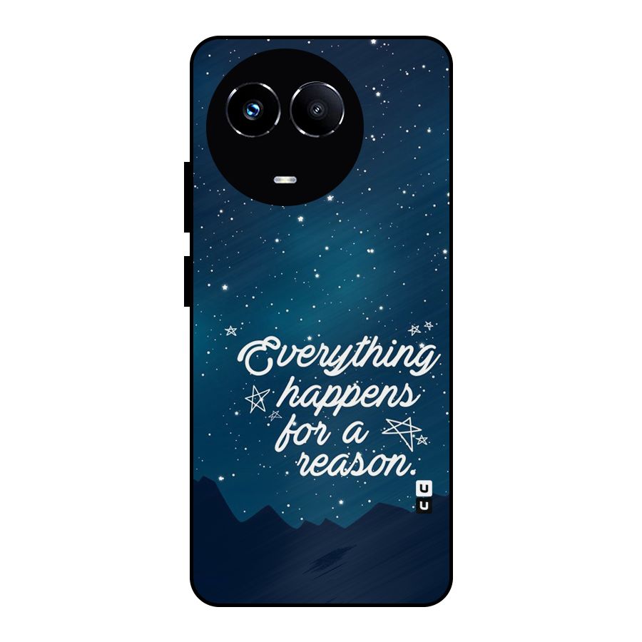 Reason Sky Metal Back Case for Realme Narzo 60X