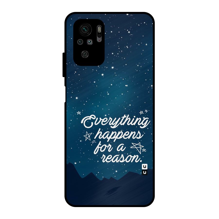 Reason Sky Metal Back Case for Redmi Note 10S