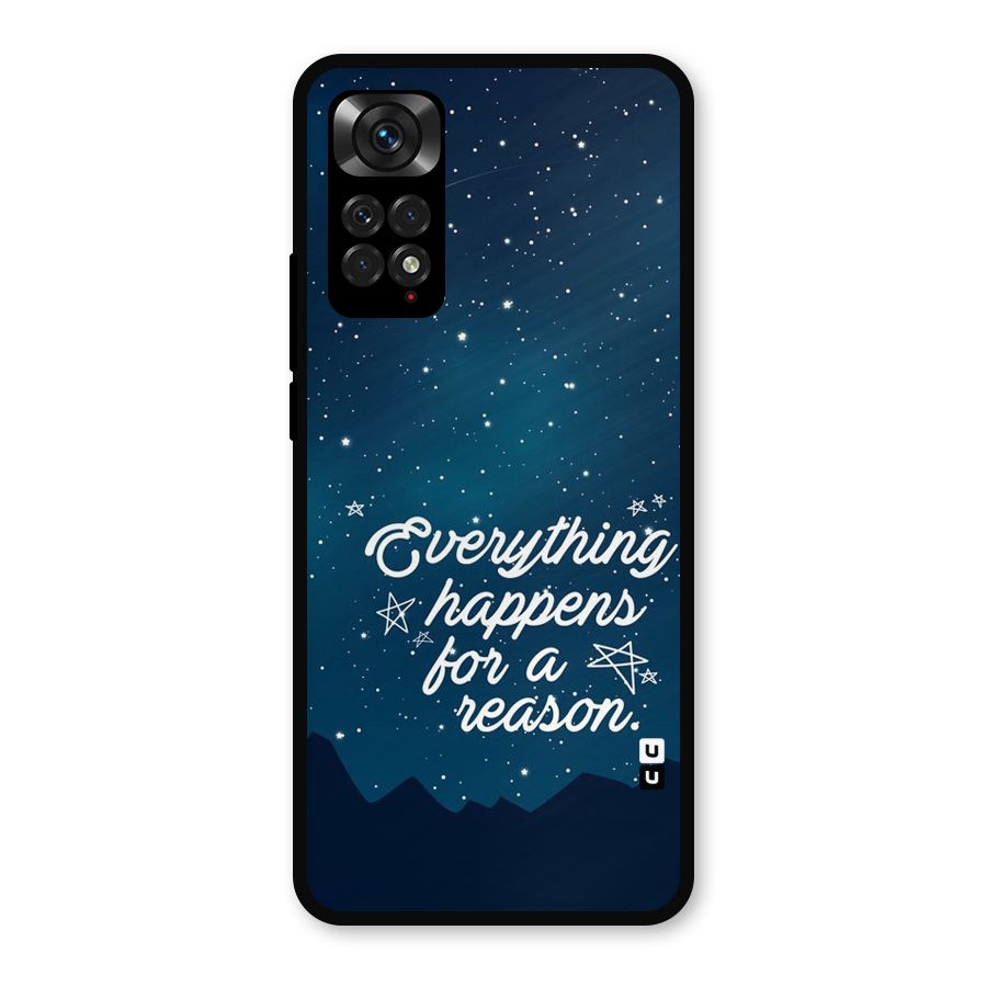 Reason Sky Metal Back Case for Redmi Note 11