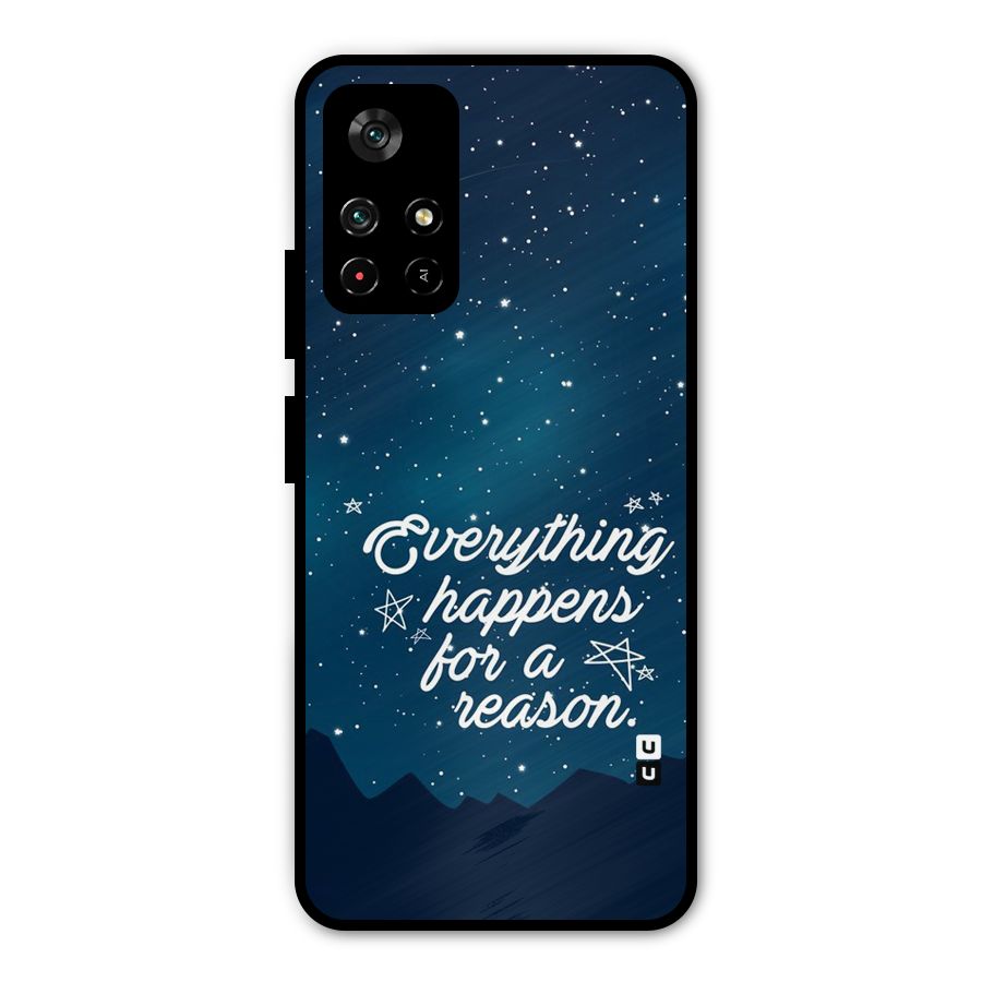 Reason Sky Metal Back Case for Redmi Note 11T 5G