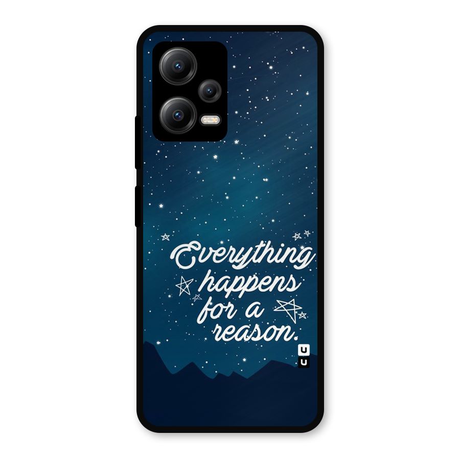 Reason Sky Metal Back Case for Redmi Note 12 5G