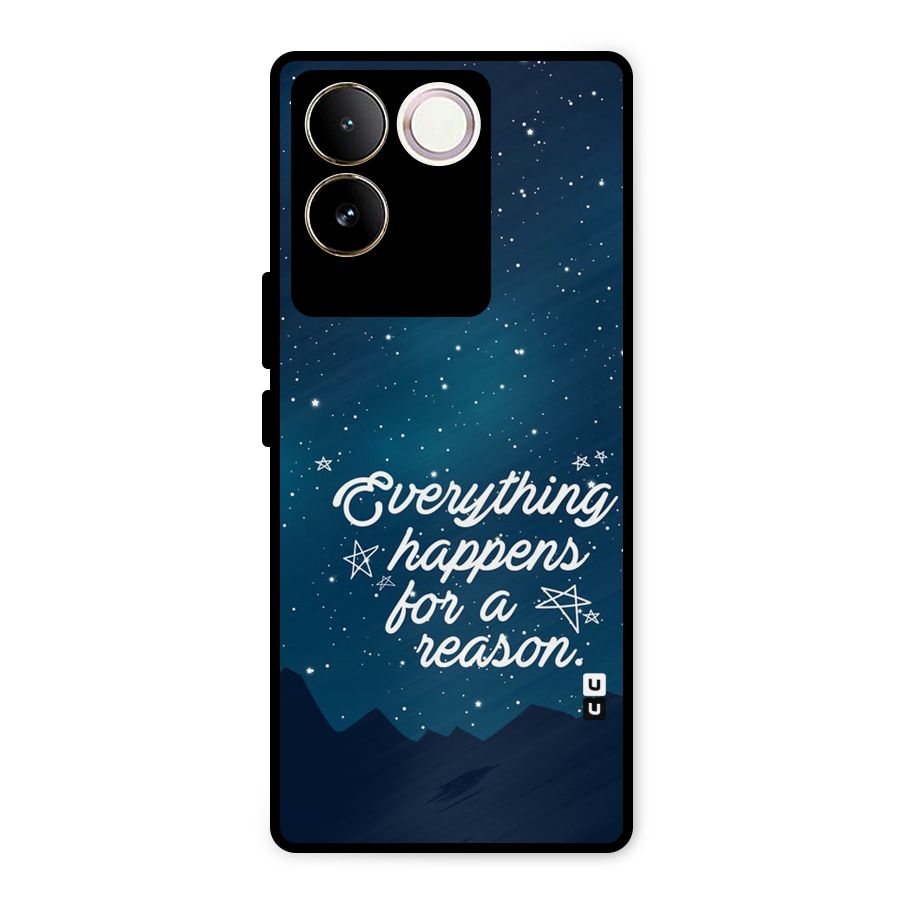 Reason Sky Metal Back Case for Vivo T2 Pro