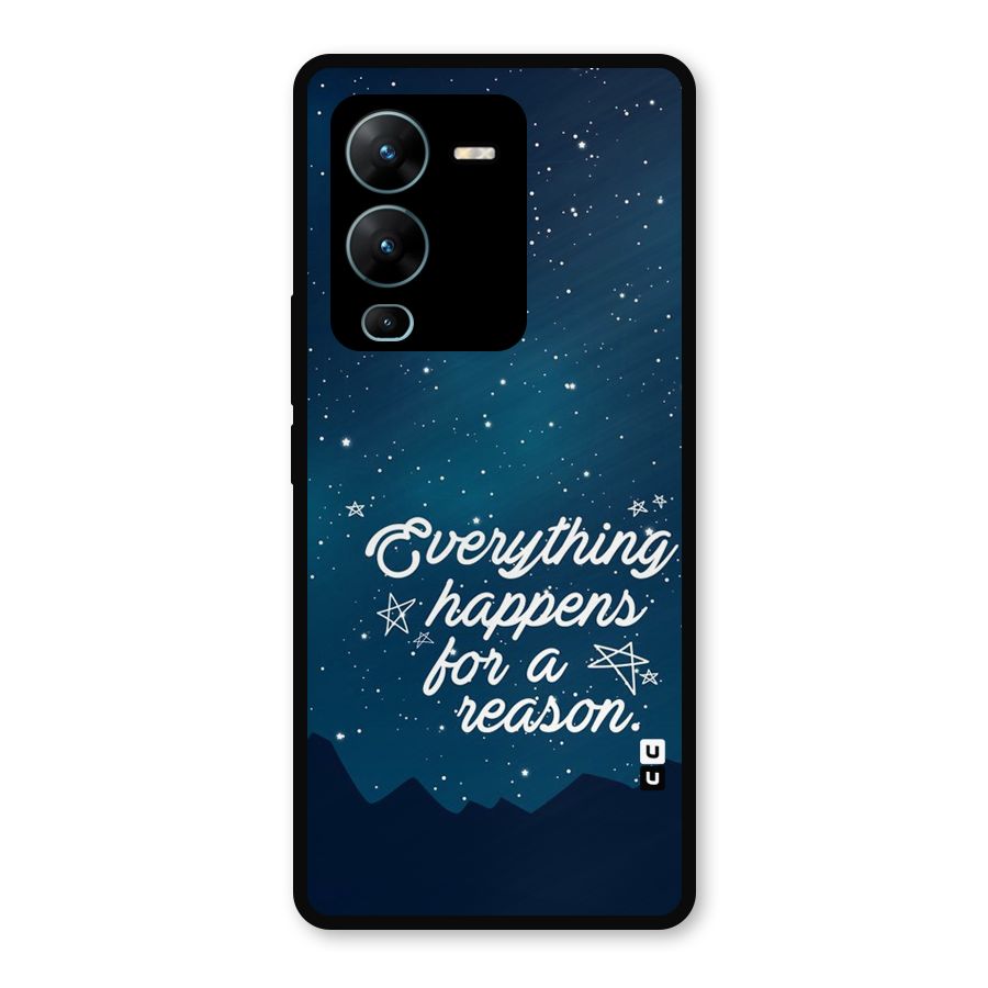 Reason Sky Metal Back Case for Vivo V25 Pro