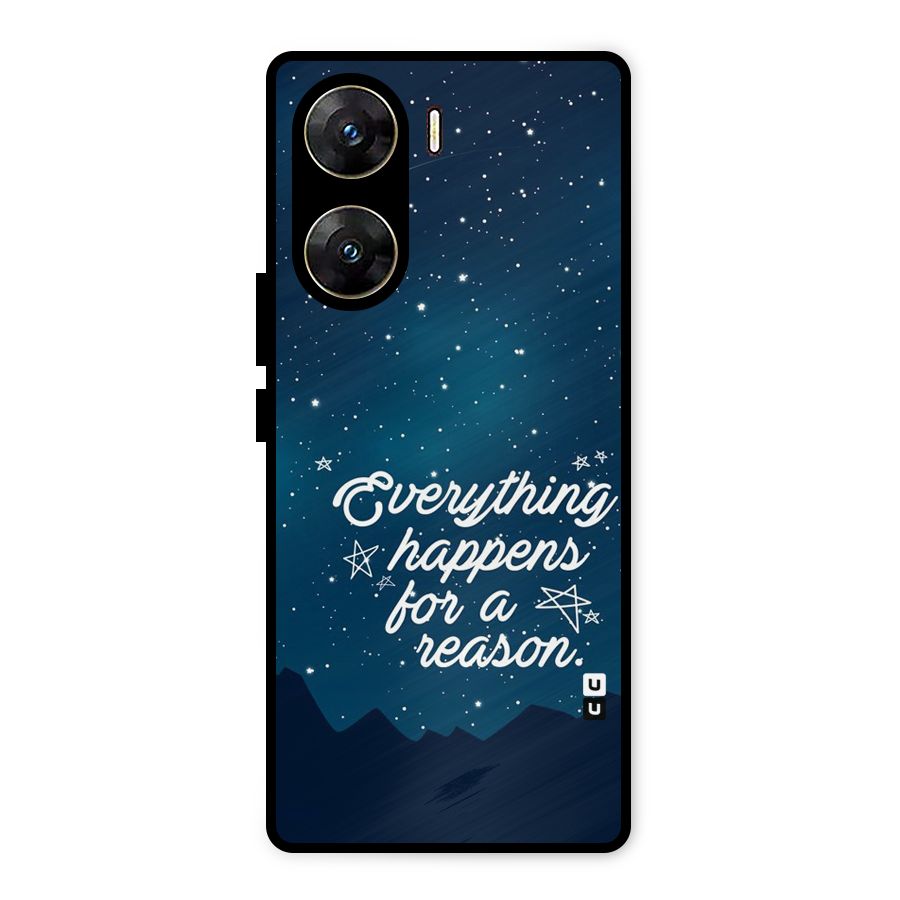 Reason Sky Metal Back Case for Vivo V29e