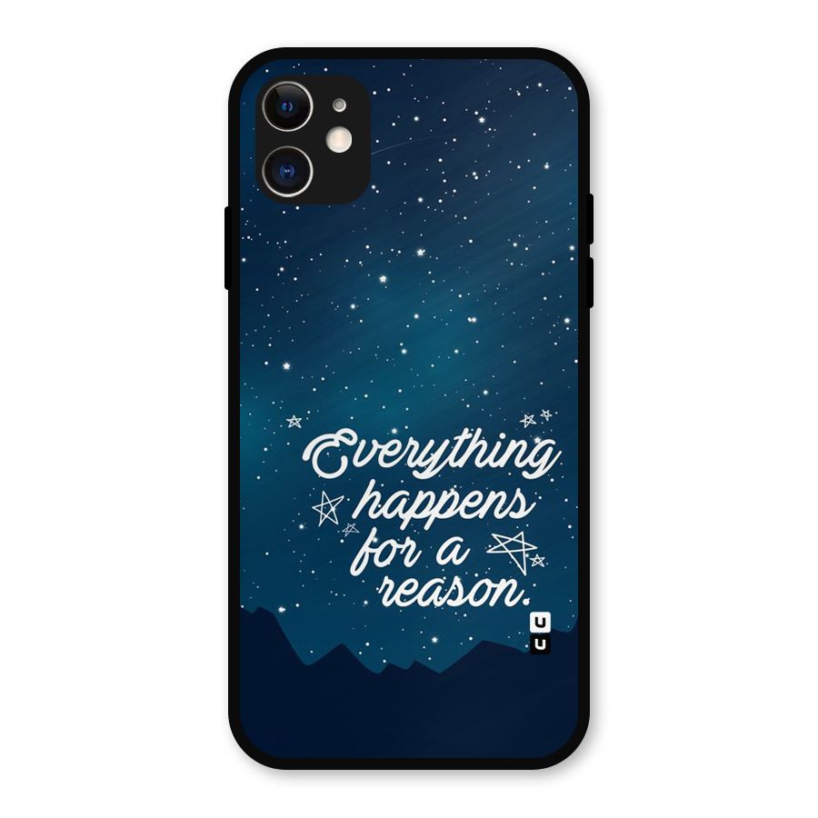Reason Sky Metal Back Case for iPhone 11