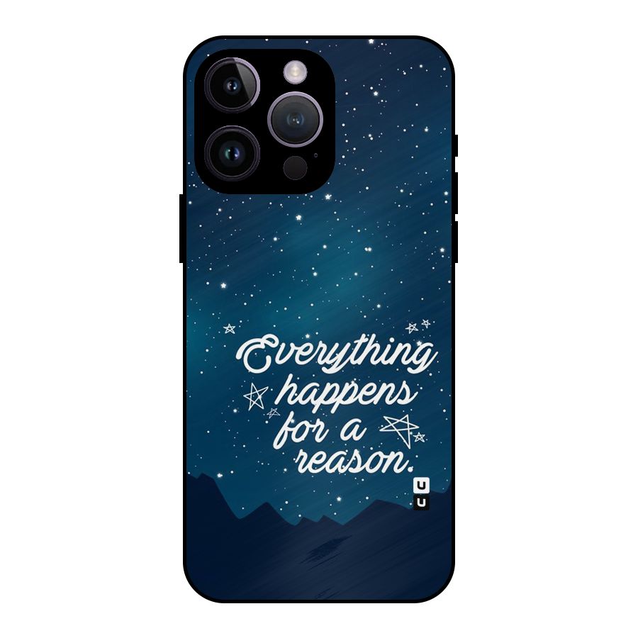 Reason Sky Metal Back Case for iPhone 14 Pro Max