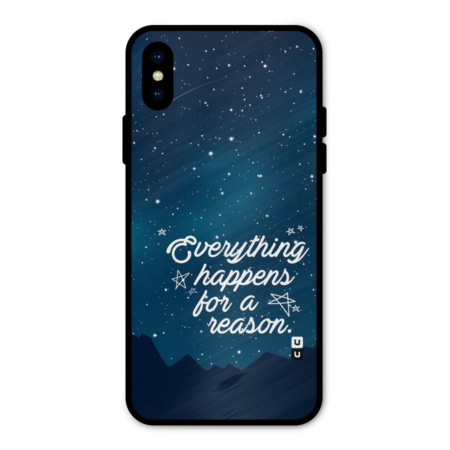 Reason Sky Metal Back Case for iPhone X