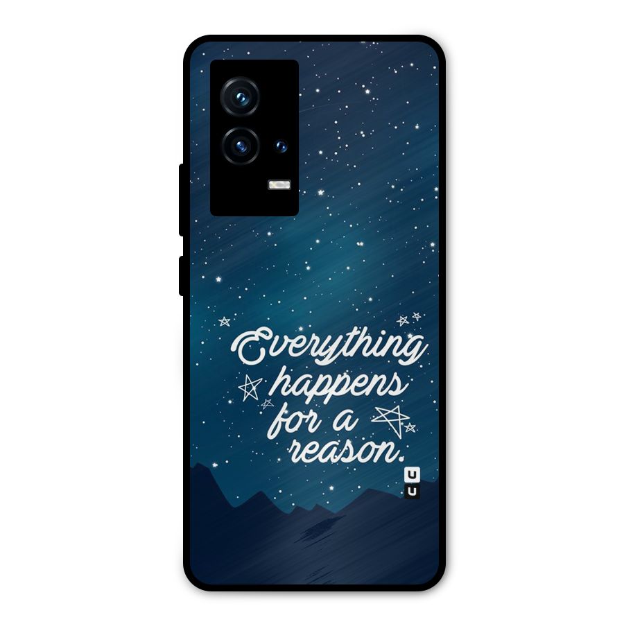 Reason Sky Metal Back Case for iQOO 9 5G