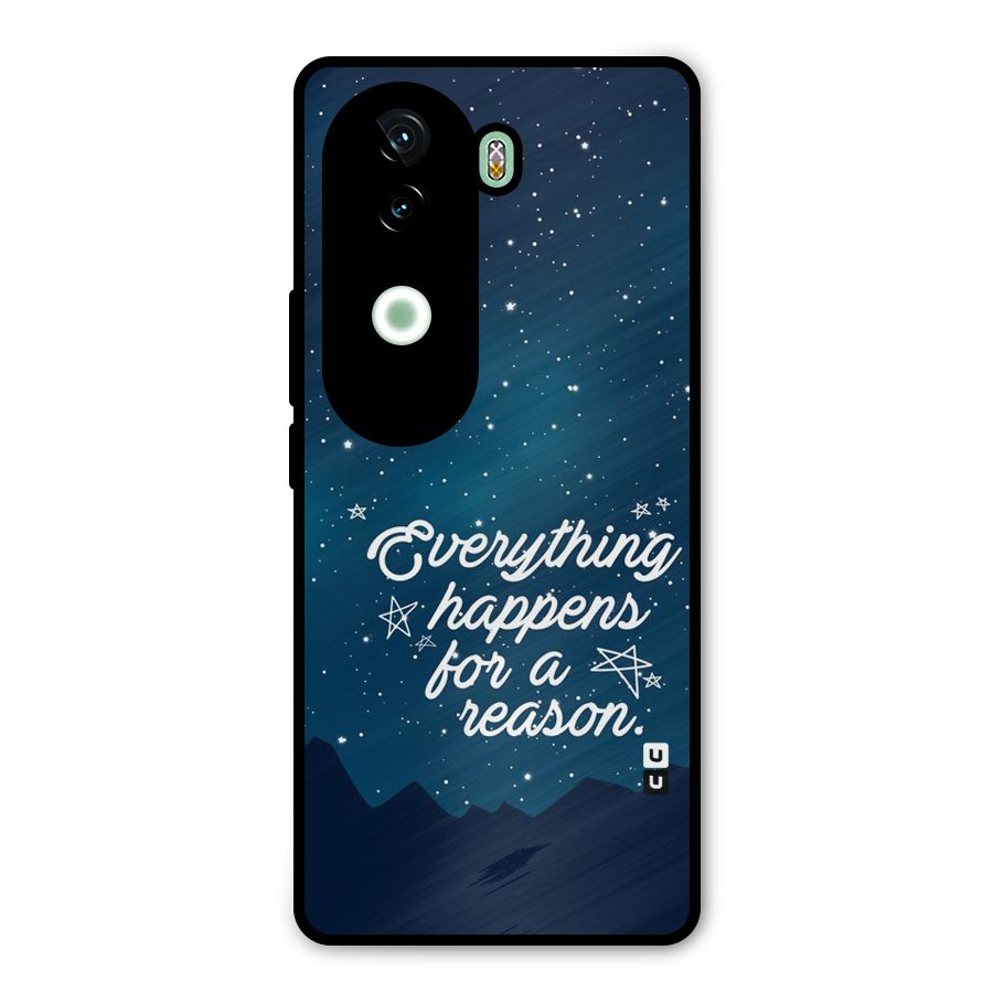 Reason Sky Metal Back Case for iQOO Z9s
