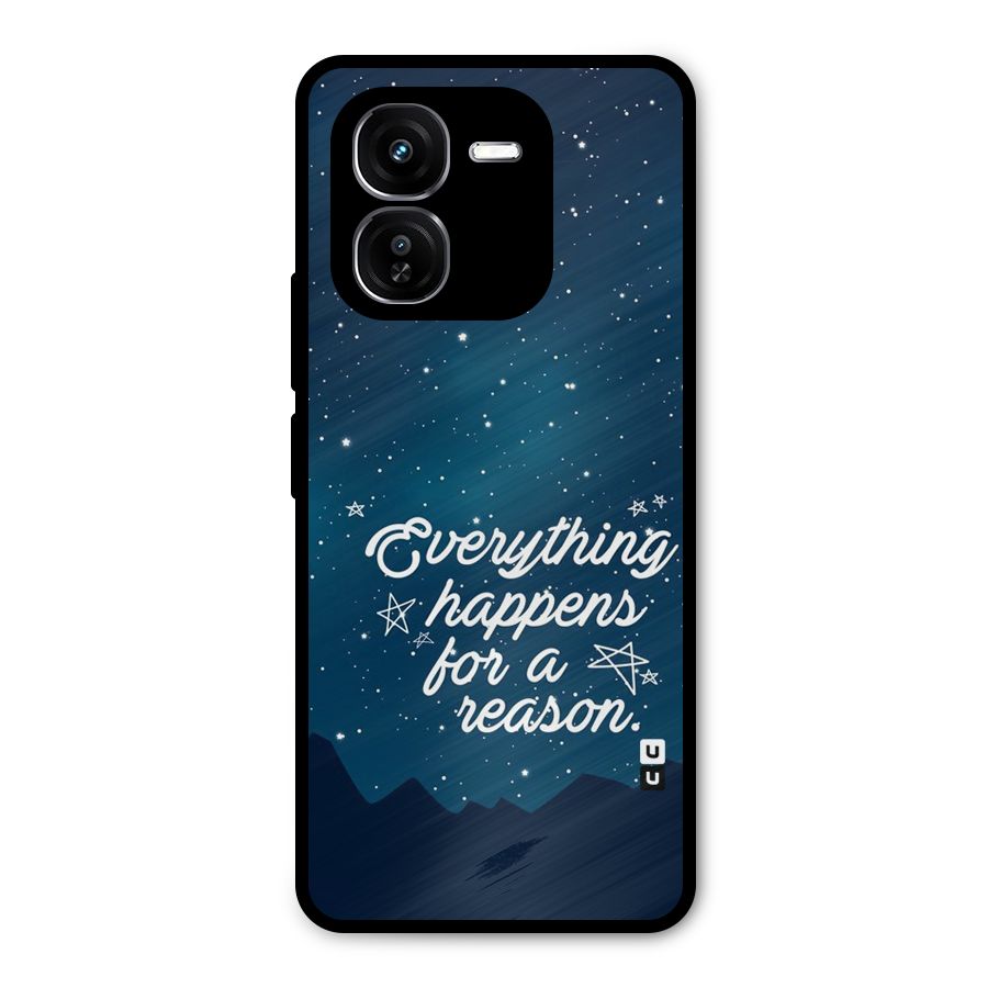 Reason Sky Metal Back Case for iQOO Z9x