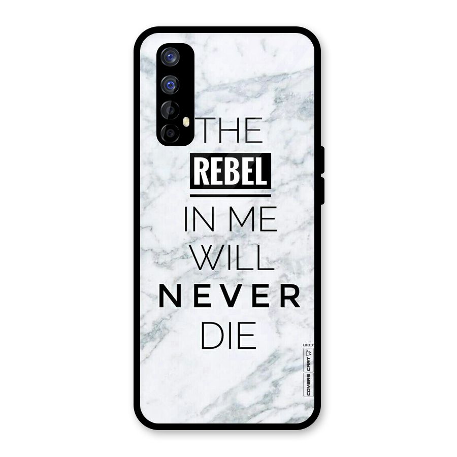 Rebel Will Not Die Glass Back Case for Realme 7