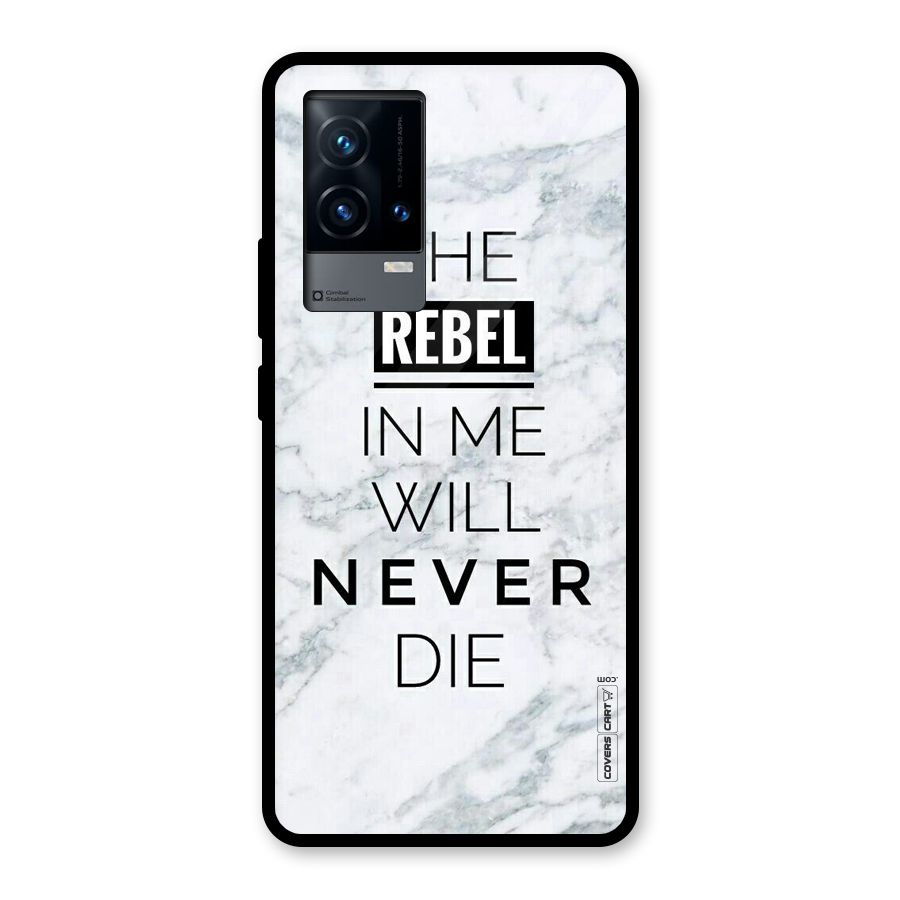 Rebel Will Not Die Glass Back Case for iQOO 9 5G
