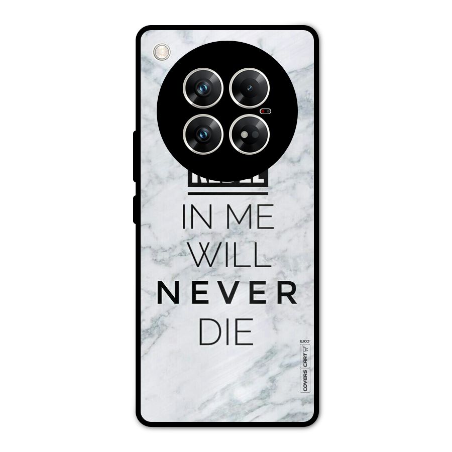 Rebel Will Not Die Metal Back Case for Infinix Zero 40 5G