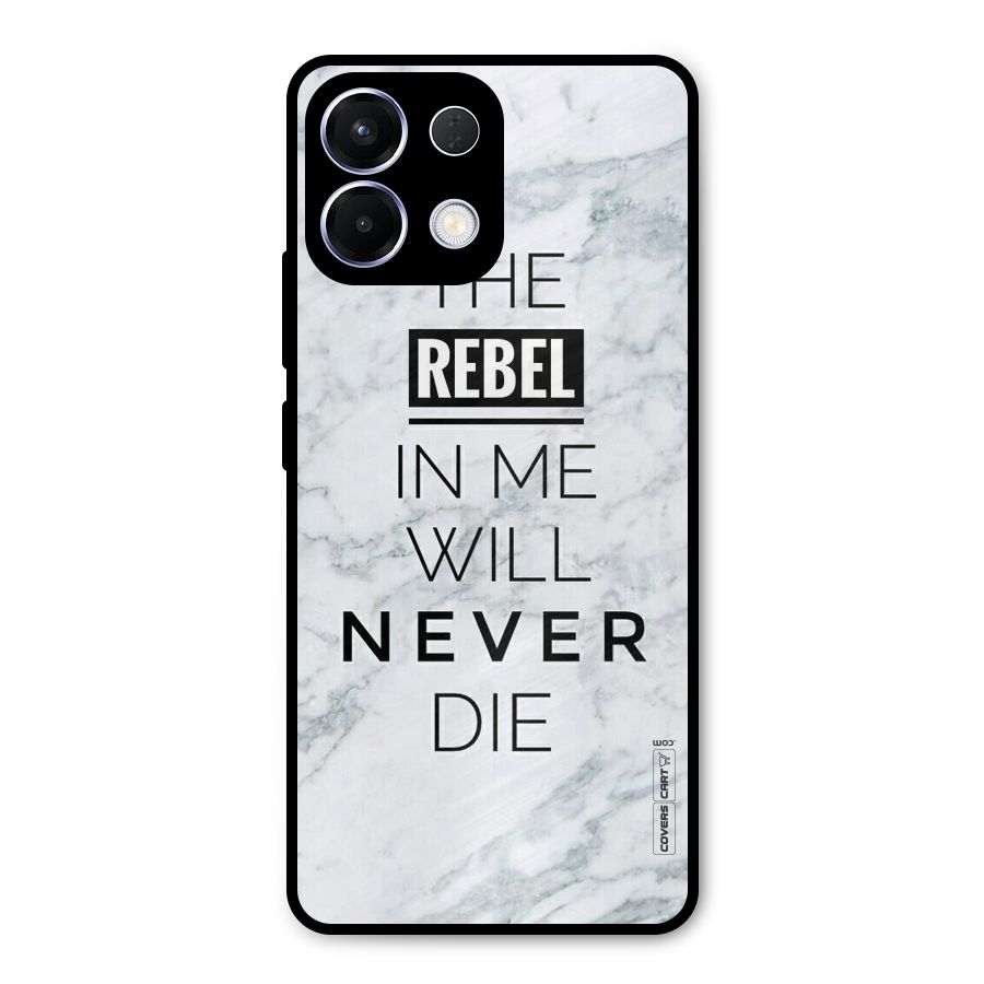 Rebel Will Not Die Metal Back Case for Oppo K13