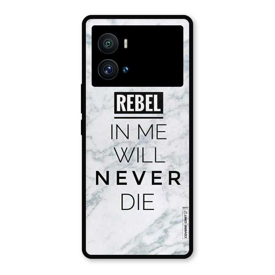 Rebel Will Not Die Metal Back Case for iQOO 9 Pro