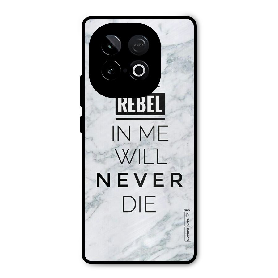 Rebel Will Not Die Metal Back Case for iQOO Neo 10