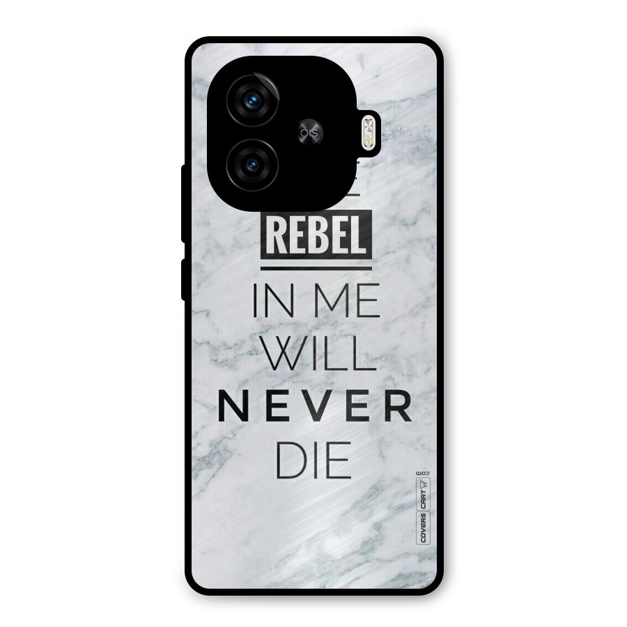 Rebel Will Not Die Metal Back Case for iQOO Neo 10R