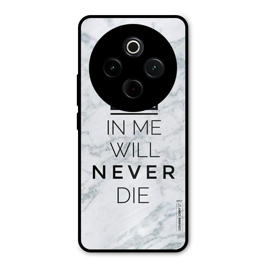 Rebel Will Not Die Metal Back Case for iQOO Z10