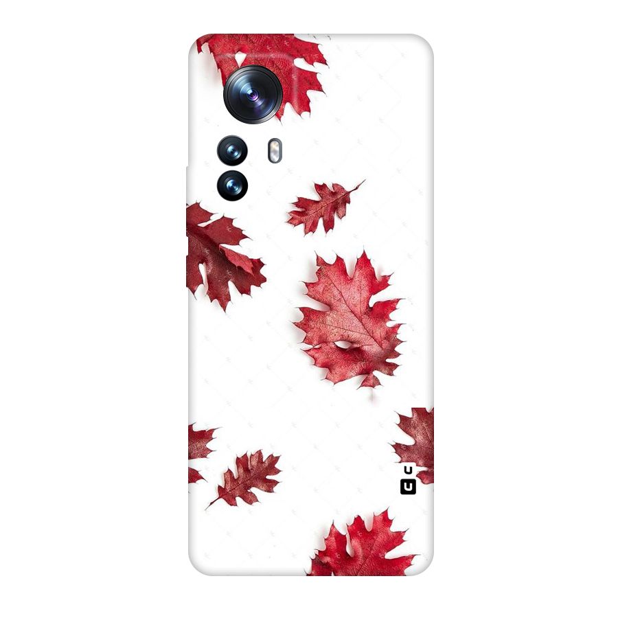 Red Appealing Autumn Leaves Original Polycarbonate Back Case for Xiaomi 12 Pro