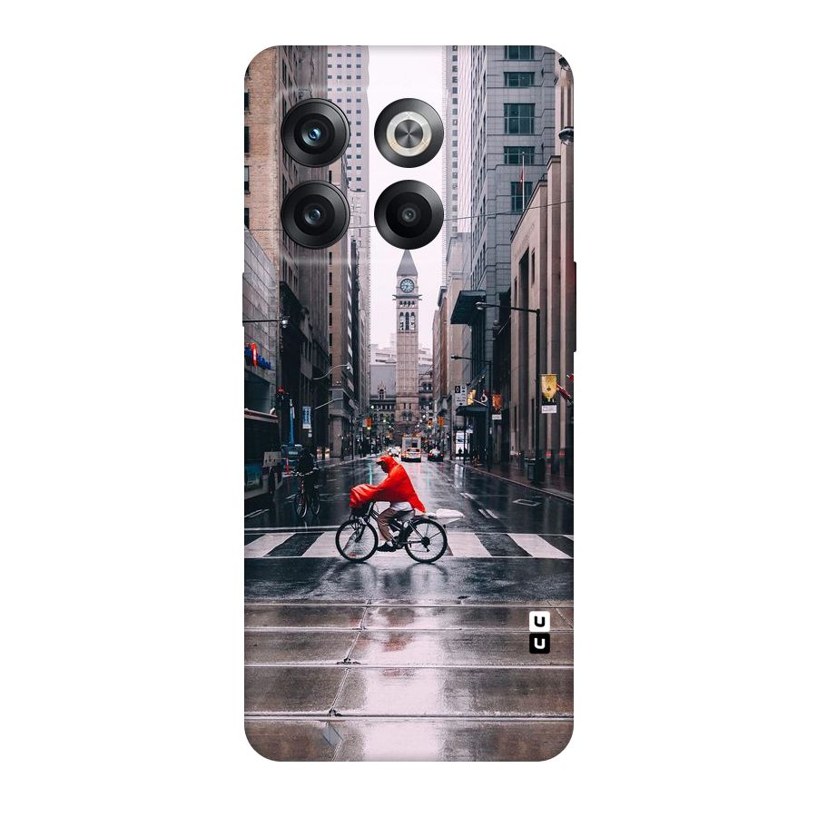 Red Bicycle Street Original Polycarbonate Back Case for OnePlus 10T