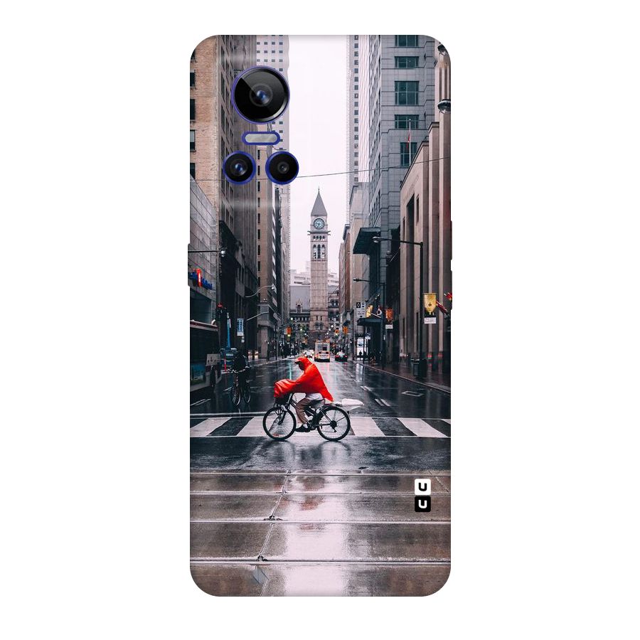 Red Bicycle Street Original Polycarbonate Back Case for Realme GT Neo 3
