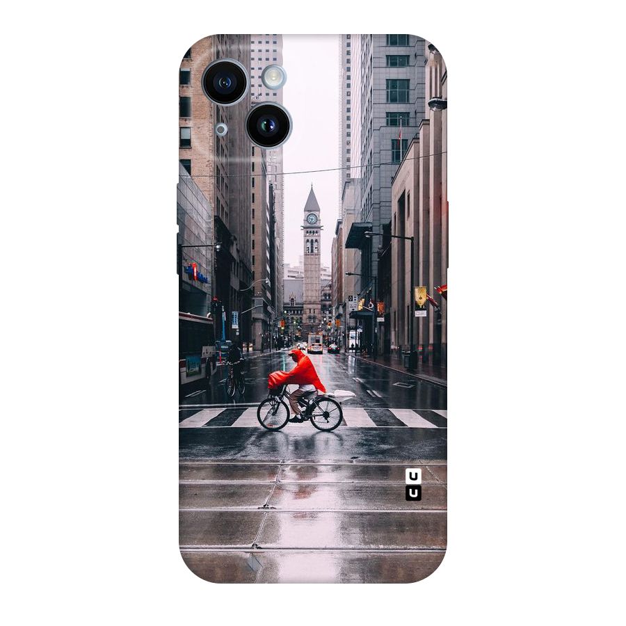 Red Bicycle Street Original Polycarbonate Back Case for iPhone 14