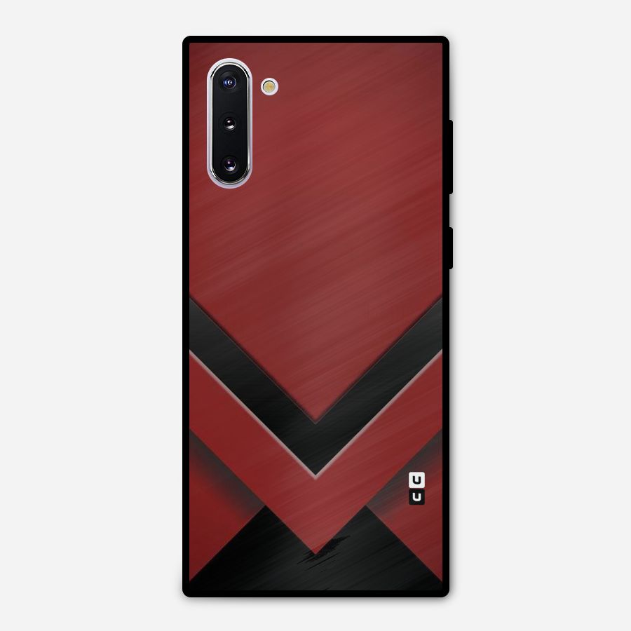 Red Black Fold Metal Back Case for Galaxy Note 10