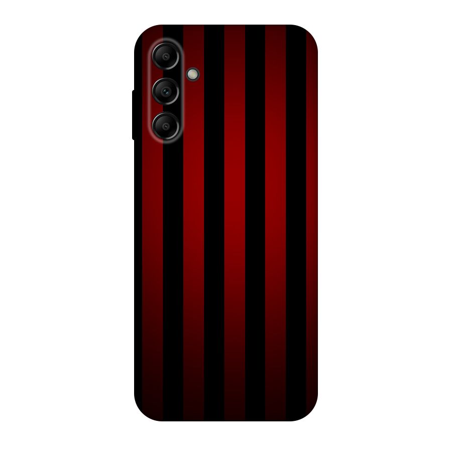 Red Black Stripes Original Polycarbonate Back Case for Galaxy A14 5G