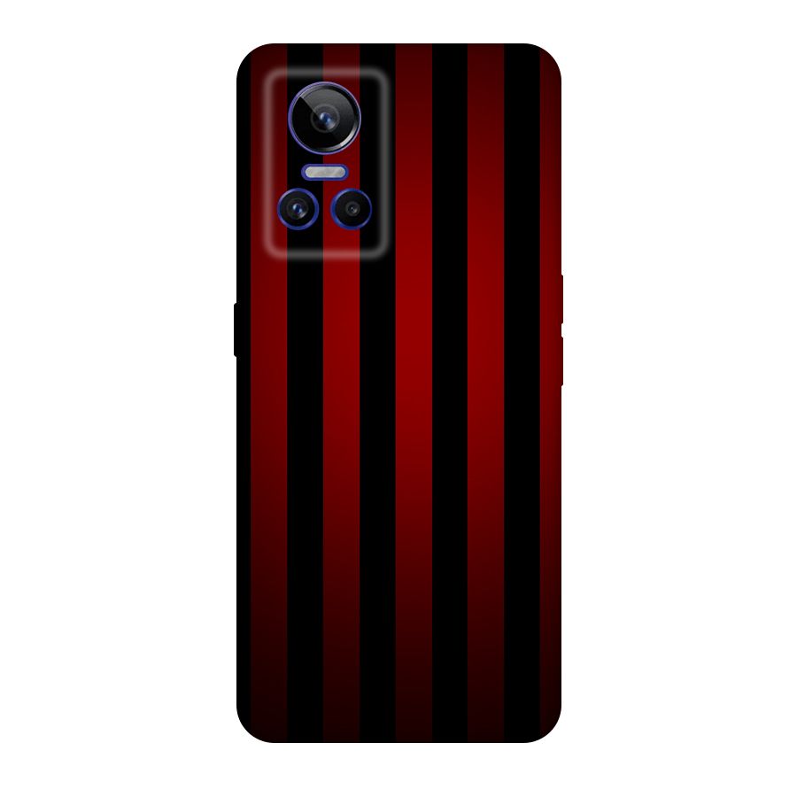 Red Black Stripes Original Polycarbonate Back Case for Realme GT Neo 3