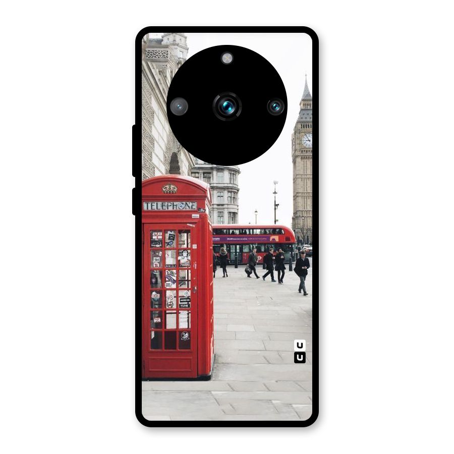 Red City Glass Back Case for Realme 11 Pro Plus