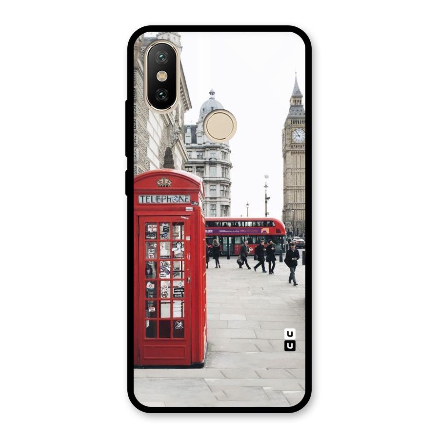 Red City Glass Back Case for Redmi A2