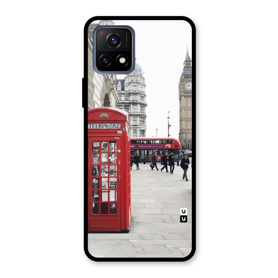 Red City Glass Back Case for Vivo Y72 5G