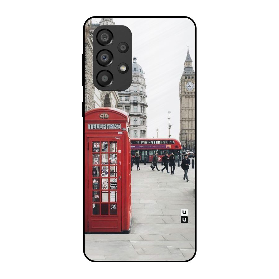 Red City Metal Back Case for Galaxy A33 5G