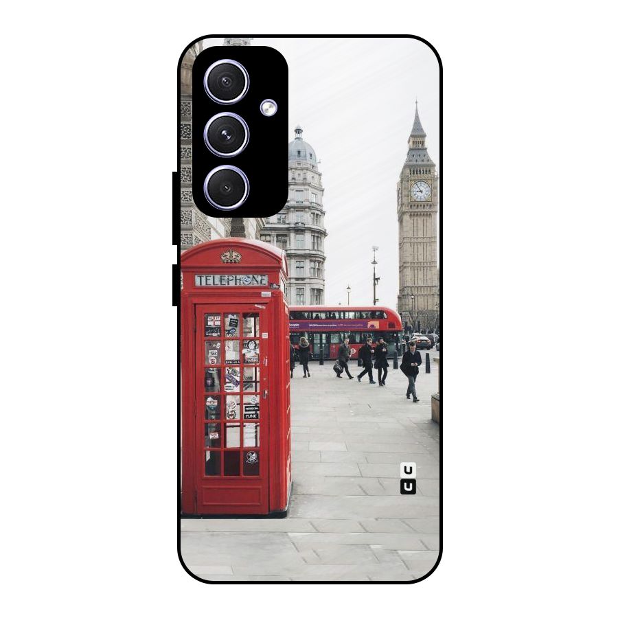 Red City Metal Back Case for Galaxy A54