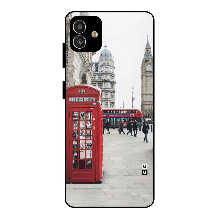 Red City Metal Back Case for Galaxy M13 5G