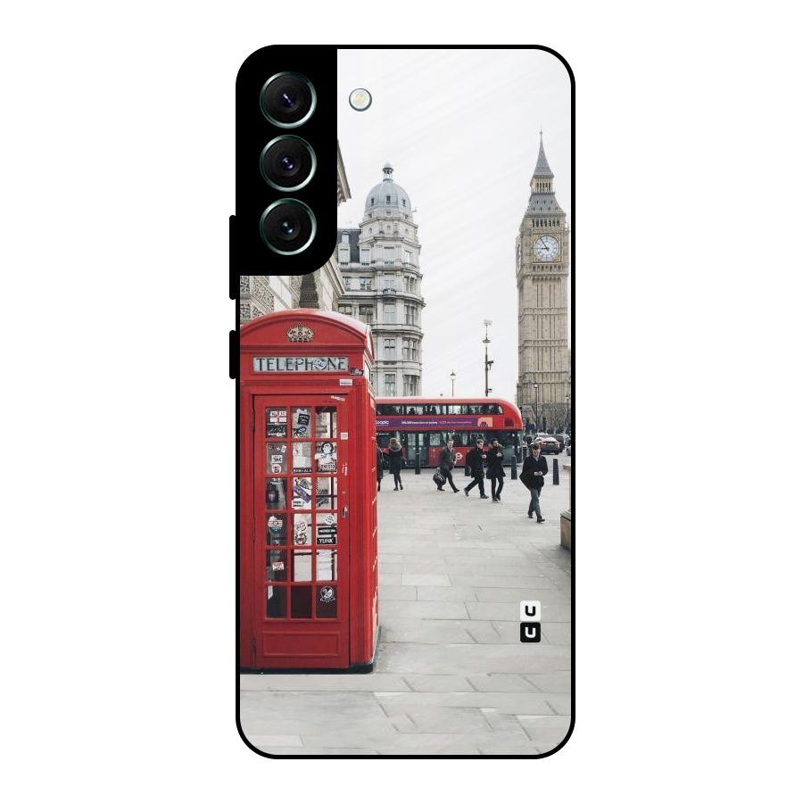 Red City Metal Back Case for Galaxy S22 Plus 5G
