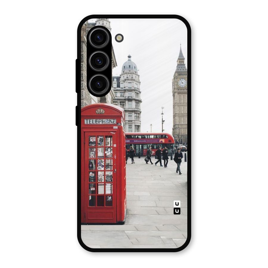 Red City Metal Back Case for Galaxy S23