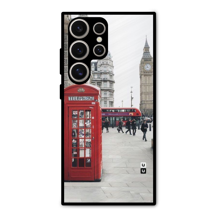 Red City Metal Back Case for Galaxy S24 Ultra