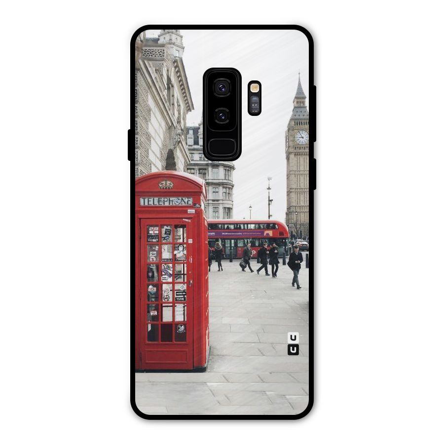 Red City Metal Back Case for Galaxy S9 Plus