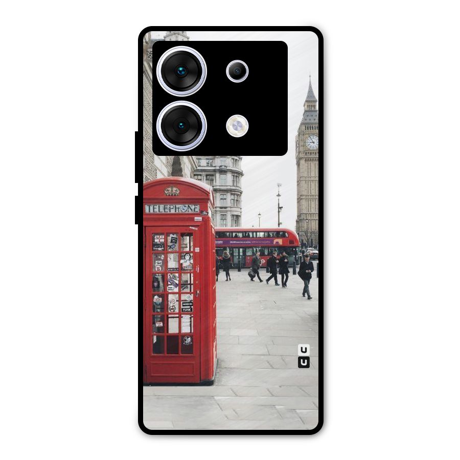 Red City Metal Back Case for Infinix Zero 30 5G
