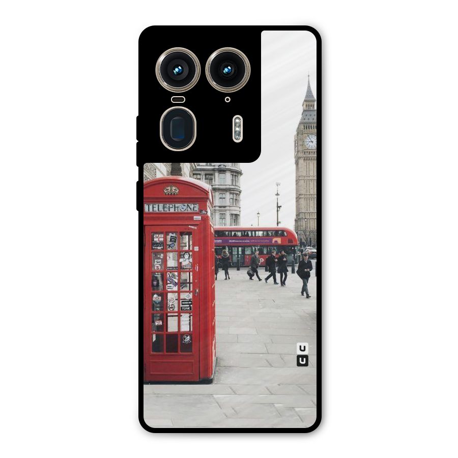 Red City Metal Back Case for Motorola Edge 50 Ultra