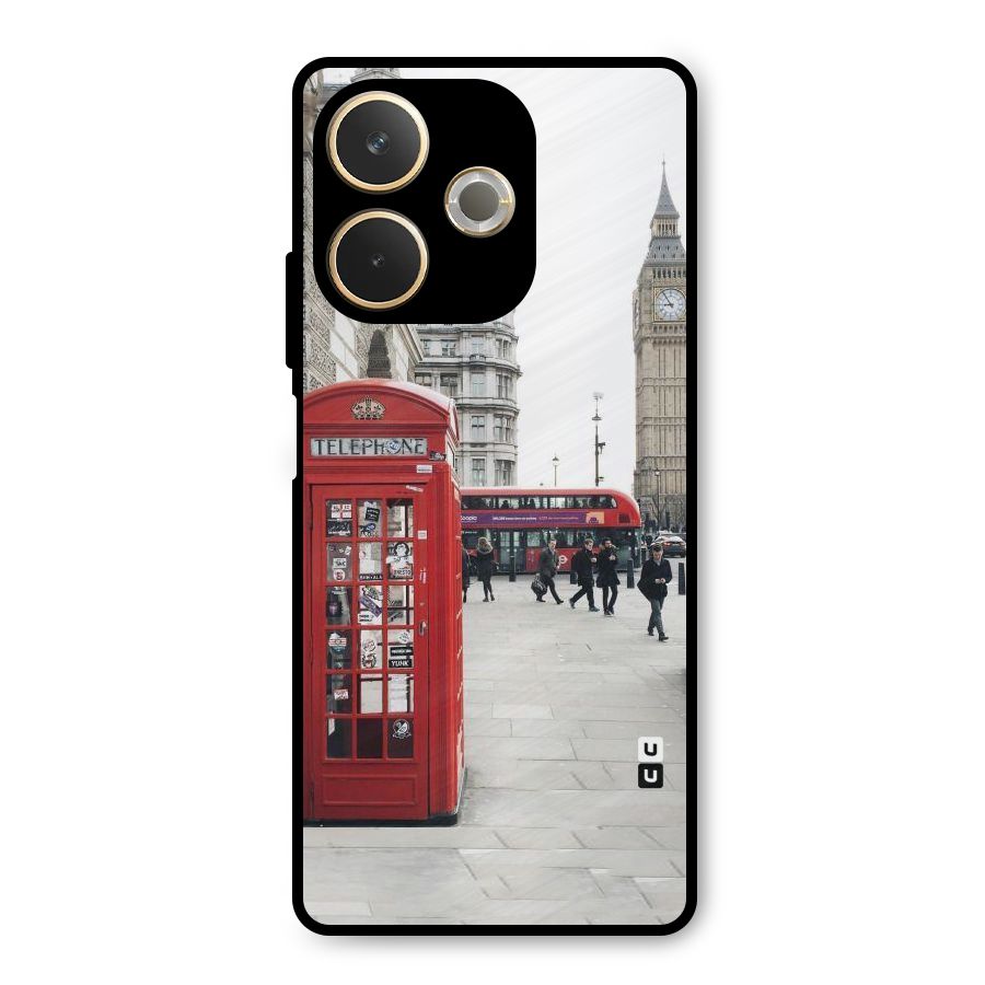 Red City Metal Back Case for Oppo A5 Pro