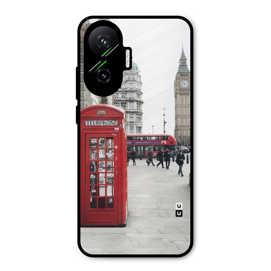 Red City Metal Back Case for Poco F7